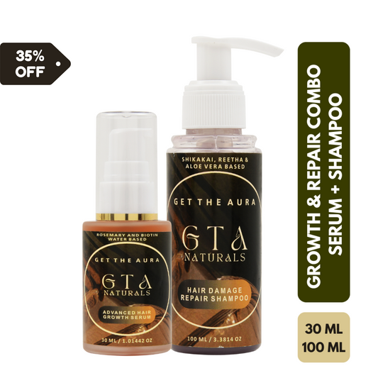 Hair Growth & Repair Combo – Advanced Serum (30ml) + Repair Shampoo (100ml)