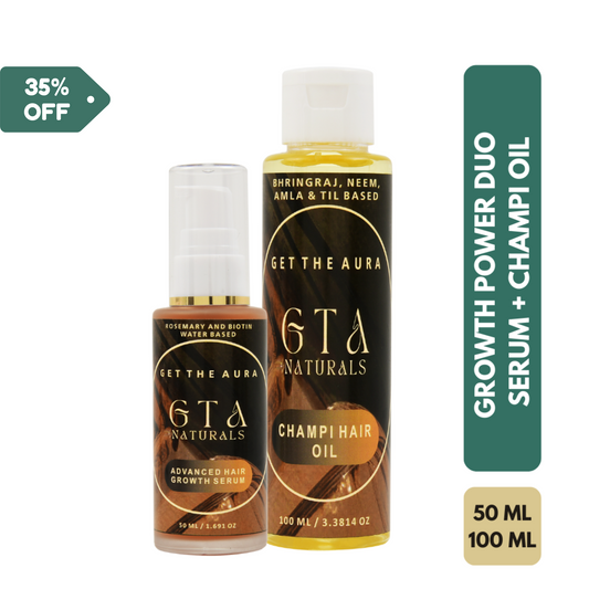 Hair Growth Power Duo - Advanced Serum (50ml) + Champi Oil (100ml)