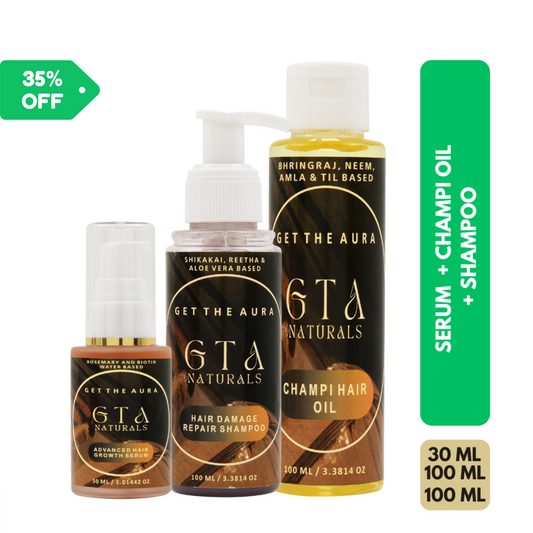 Haircare MAHACOMBO - Advanced Serum (30ml) + Champi Oil (100ml) + Repair Shampoo 100ml